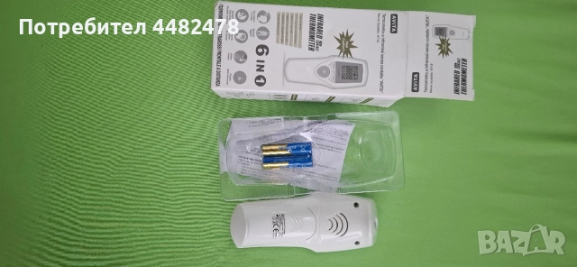 Безконтактен инфрачервен термометър, снимка 3 - Друга електроника - 52679143