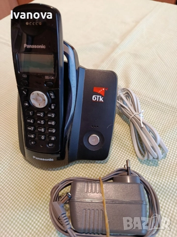 Домашен телефон слушалка“Panasonic“ бТК, снимка 3 - Стационарни телефони и факсове - 51862386