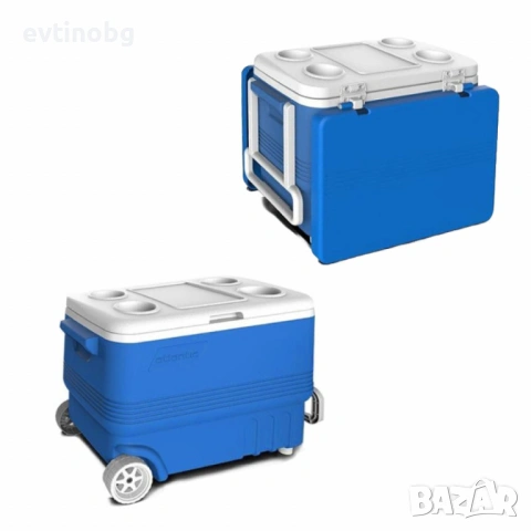 Хладилна кутия Atlantic 45L, пасивна, с табла/с колела