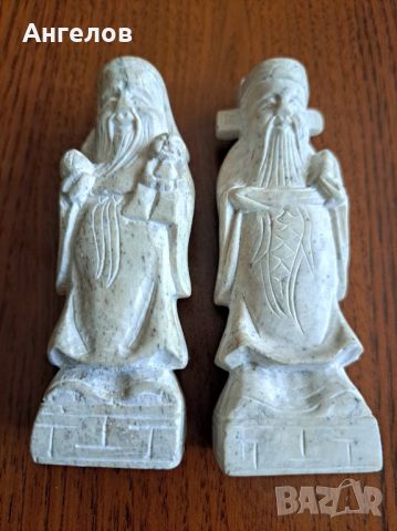 Мраморни статуетки на китайски божества