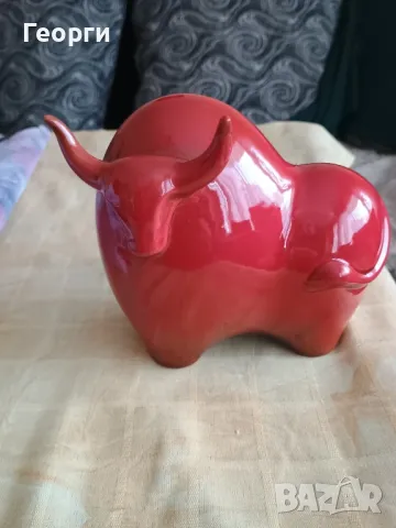 Красив керамичен бик-3, снимка 6 - Декорация за дома - 50094158