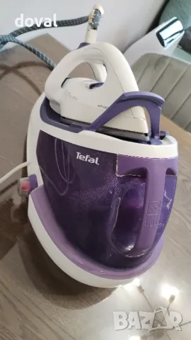 Продавам работеща ютия с парогенератор Tefal GV8330 pro express , снимка 1 - Ютии - 46868339