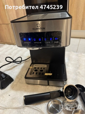 Кафемашина Klarstein 20 BAR , снимка 5 - Кафемашини - 53582155