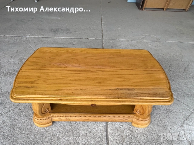 Холна маса от дъбов масив, снимка 3 - Маси - 53334373