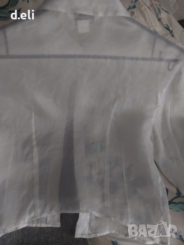 pianoforte by Max Mara Size M 100% Коприна , снимка 6 - Ризи - 51784572