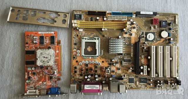 Дънна платка ASUS P5VD2-X Socket 775, снимка 1 - Дънни платки - 46822876