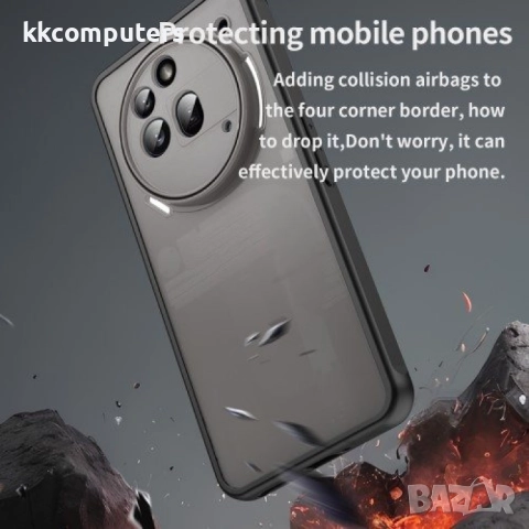 Nothing Phone (3a) Pro Airbags Frosted/ Translucent PC + TPU Силиконов Калъф и Протектор, снимка 6 - Калъфи, кейсове - 52614495