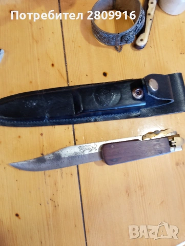 Стар сгъваем нож Леопард , снимка 5 - Антикварни и старинни предмети - 54131620