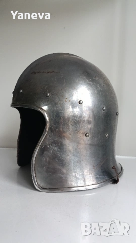 Рицарски, средновековен , шлем Барбута . , снимка 3 - Бойно оръжие - 53891157