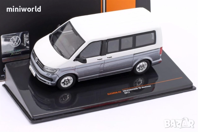 Volkswagen VW T6 Bus Multivan 2017 - мащаб 1:43 на IXO models нов PVC дисплей-кейс, снимка 4 - Колекции - 52323652