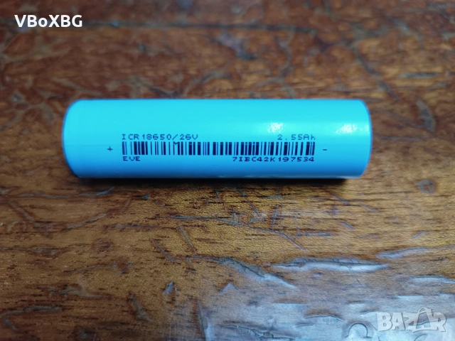 18650 батерия INR 2.5Ah 3.7v 9.25Wh, снимка 7 - Друга електроника - 53107025