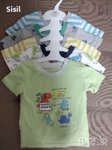 Комплект бебешки тениски с къс ръкав George, снимка 1 - Бебешки блузки - 32208874