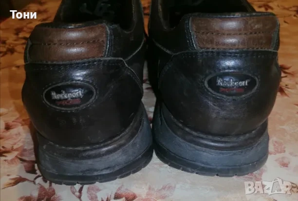 VIBRAM ROCKPORT ОРИГИНАЛ Мъжки Обувки Изцяло от Естествена Кожа 43 , снимка 4 - Ежедневни обувки - 50471451
