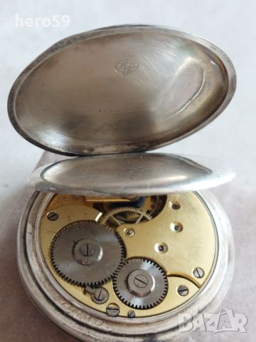 Джобен сребърен часовник Омега(Omega)52 мм.три капака, снимка 6 - Мъжки - 45596252