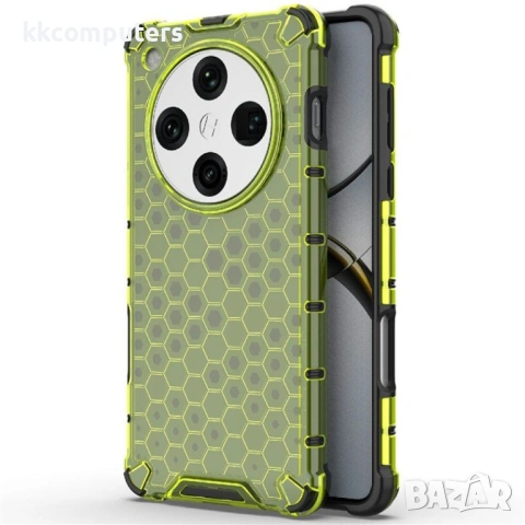 Oppo Find X8 Pro 5G Силиконов Калъф Honeycomb TPU и Протектор, снимка 4 - Калъфи, кейсове - 53022215