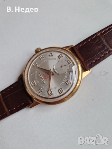 ARLON Super, 17 rubis, UT 6310, Wehrmachtswerk! TOP!, снимка 3 - Мъжки - 54005543