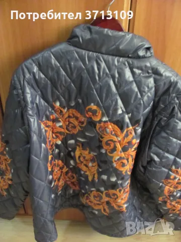 Ново ефектно MAXI мода яке, елече, No 52/54, снимка 4 - Якета - 49404649