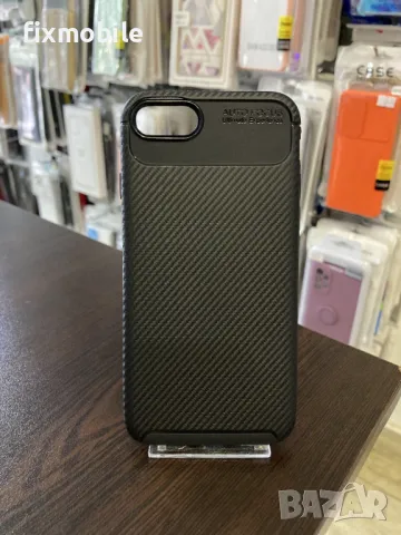 Apple iPhone 7/8/SE 2020/2022 Carbon Fiber силиконов гръб / кейс, снимка 1 - Калъфи, кейсове - 47227746