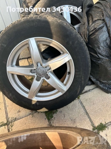 Джанти 5 112 16 със зимни гуми , снимка 1