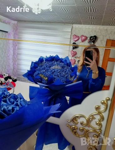 вечен букет човешки размер , снимка 3 - Подаръци за жени - 53763289