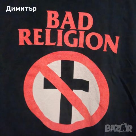 Оригинална тениска на bad religion band tee music rock , снимка 3 - Тениски - 45920678