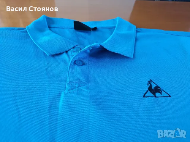 Le Coq Sportif - мъжка поло тениска - размер XL, снимка 2 - Тениски - 47220033