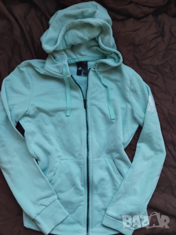 Adidas 100% оригинален дамски суичър , снимка 5 - Суичъри - 52949643