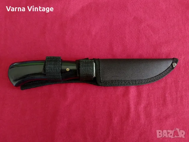  Ловен нож за кожар ст.65х13. Русия. скорпион., снимка 8 - Ножове - 49763609