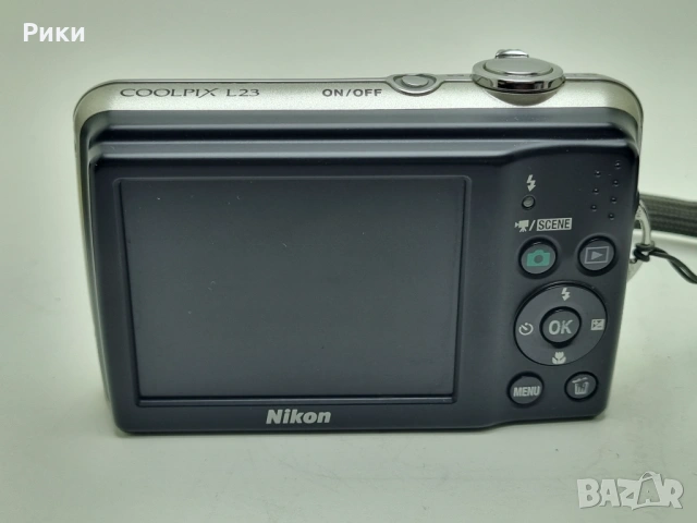 Nikon Coolpix L23 10.1MP Silver Digital Camera 5x Zoom, снимка 12 - Фотоапарати - 53804801