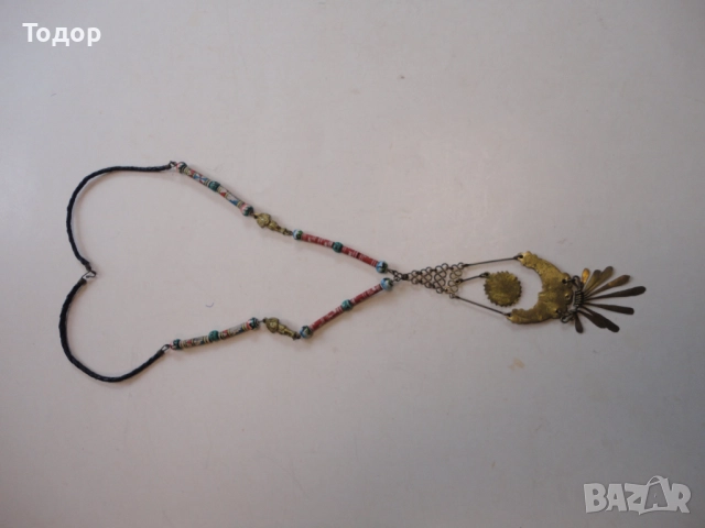 Уникално перуанско колие слънце и луна Tumi, снимка 9 - Колиета, медальони, синджири - 52664762