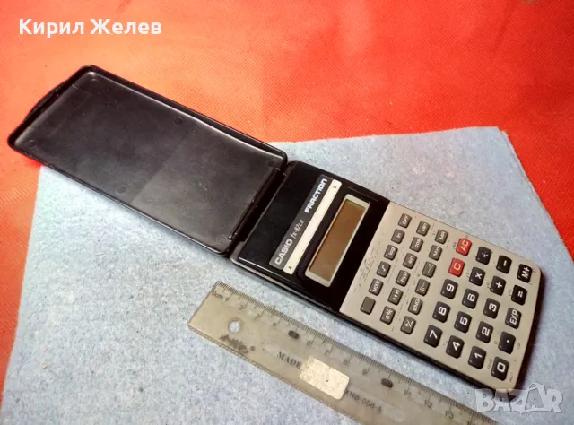 CASIO fx-82LB FRACTION MADE in JAPAN Стар МАРКОВ ОРИГИНАЛЕН МНОГОФУНКЦИОНАЛЕН КАЛКУЛАТОР КАСИО 35974, снимка 1 - Друга електроника - 47655467