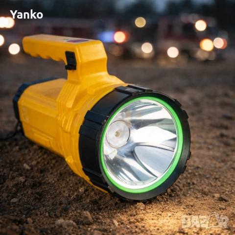 Акумулаторен водоустойчив фенер – прожектор GF-599