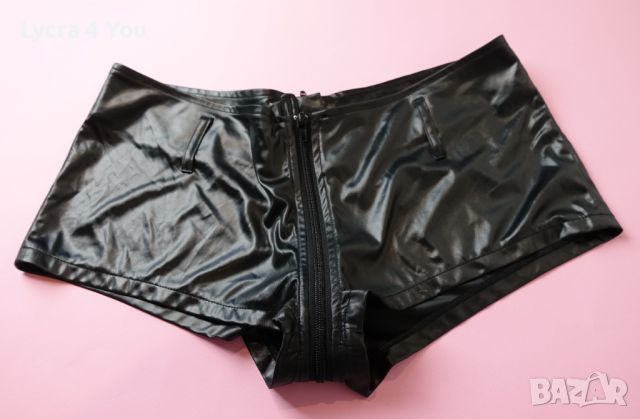 Cottelli Collection M/L къси панталонки с мокър/кожен ефект , снимка 7 - Къси панталони и бермуди - 46075960