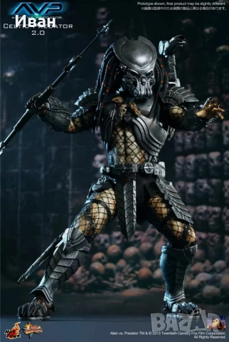 Нова Гореща фигура на Келтик Хищника 2.0/ New Hot Toys MMS221 Alien vs. Predator Celtic Predator, снимка 2 - Колекции - 54085713