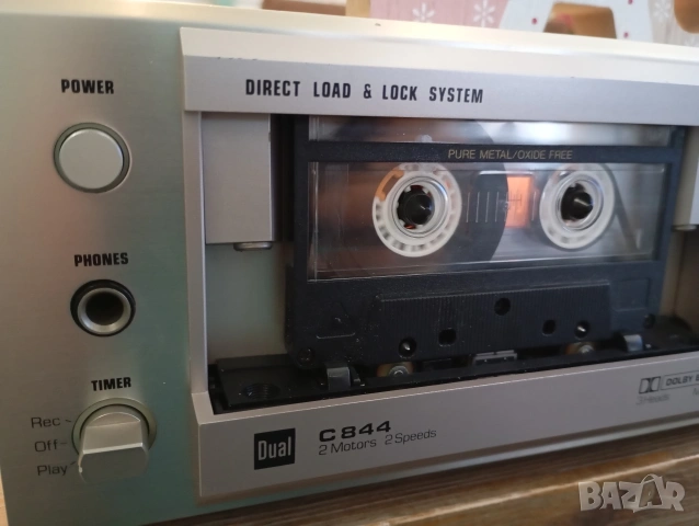 Дек Dual C844 3 Head 2 Speed 2 Motors Dual capstan, снимка 4 - Декове - 53980001