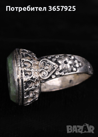 Сребърен пръстен- Османска империя 18-19 век със сертификат за автентичност, снимка 4 - Нумизматика и бонистика - 44940127