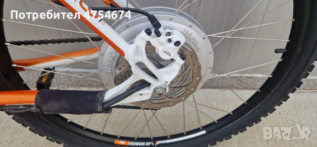 Алуминиев електрически велосипед KTM колело 26", снимка 9 - Велосипеди - 53766469