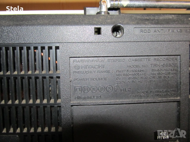 радиокасетофон HITACHI TRK 6830 E, снимка 11 - Радиокасетофони, транзистори - 53834580