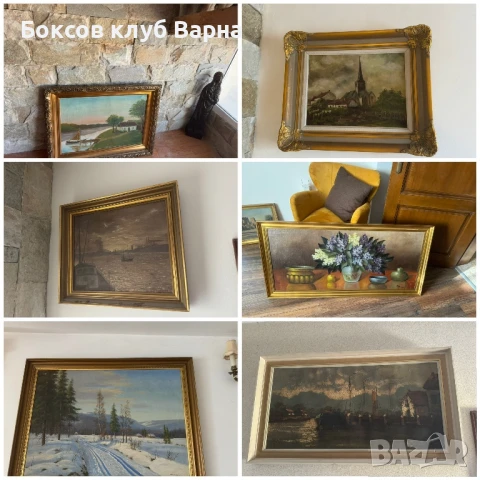 Продавам цялата си колекция от над 40 старинни картини с  маслени бои , снимка 2 - Антикварни и старинни предмети - 50774202