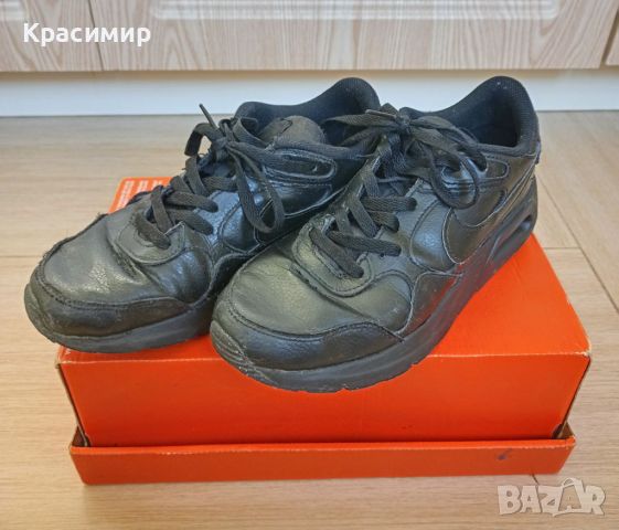 Кожени Nike Air Max Black SC , снимка 1 - Маратонки - 45822164