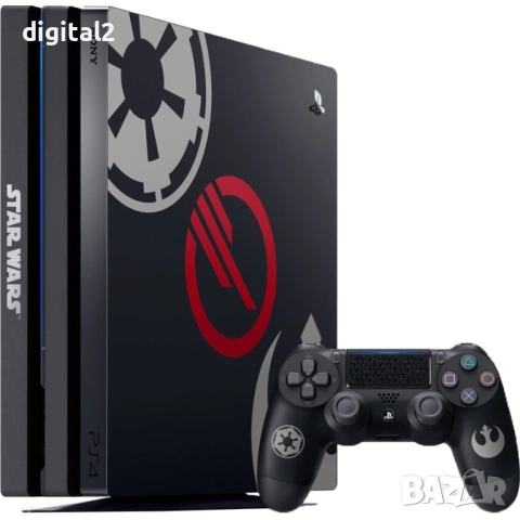 Конзола Playstation 4 PRO STAR WARS Limited Edition 1 TB клас А перфектна, снимка 5 - PlayStation конзоли - 52246966
