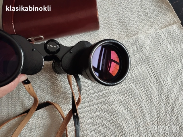 ТОП Бинокъл Carl Zeiss Jena-JENOPTEM-MULTI-COATED -10 х 50W-ГДР--КАТО НОВ, снимка 9 - Екипировка - 53578403