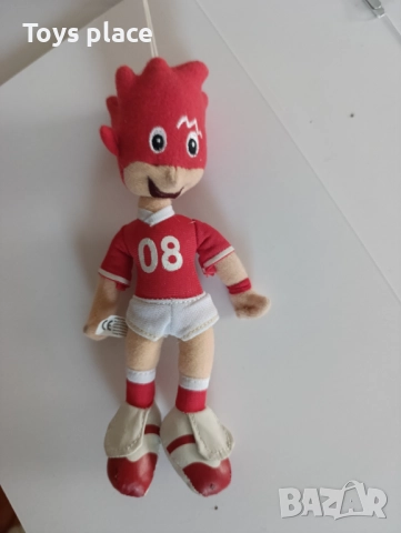 Евро 2008 Австрия Швейцария Плюшена играчка Талисман Filx 08 Бени, снимка 5 - Фен артикули - 52546334