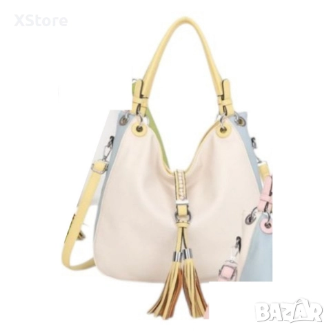 Дамска чанта тип торба от еко кожа, различни цветове, снимка 6 - Чанти - 52584783