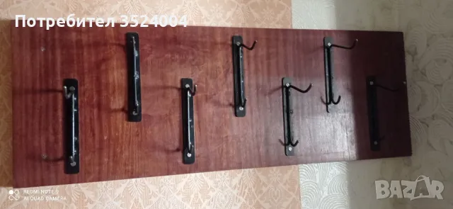 стабилна закачалка за дрехи размери ширина 95 дължина  34 см, снимка 2 - Закачалки - 50154682