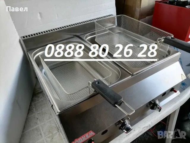 Фритюрник професионален Газов фритюрник 5л. 8л.-10л.дюнер ,котлон, снимка 9 - Фритюрници - 53282535