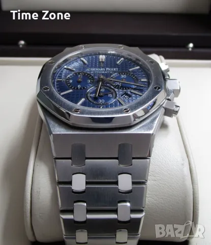 Audemars Piguet Royal Oak 41mm Chronograph 41Steel Blue Dial Различни Варианти, снимка 7 - Мъжки - 48183912