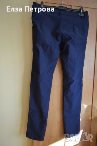 Дамски тъмно син панталон марка Flora; пролет/лято, снимка 2 - Панталони - 46129868