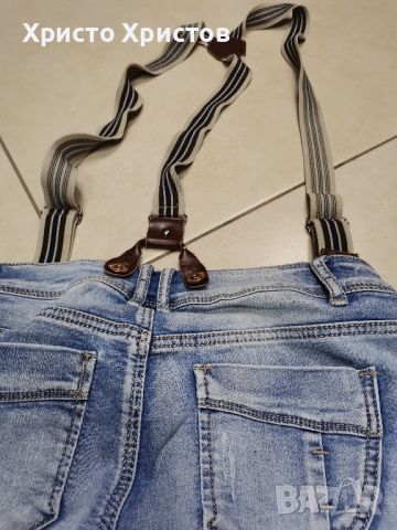 Дамски къси панталони с тиранти/ Размер М , снимка 3 - Панталони - 45872066