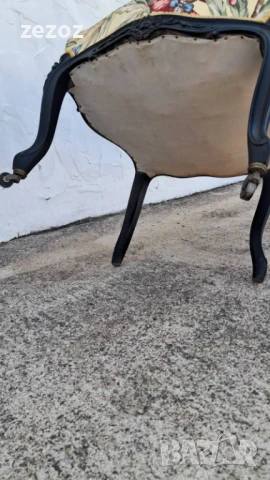 Комплект столове и параван антикварни, снимка 9 - Дивани и мека мебел - 51342355